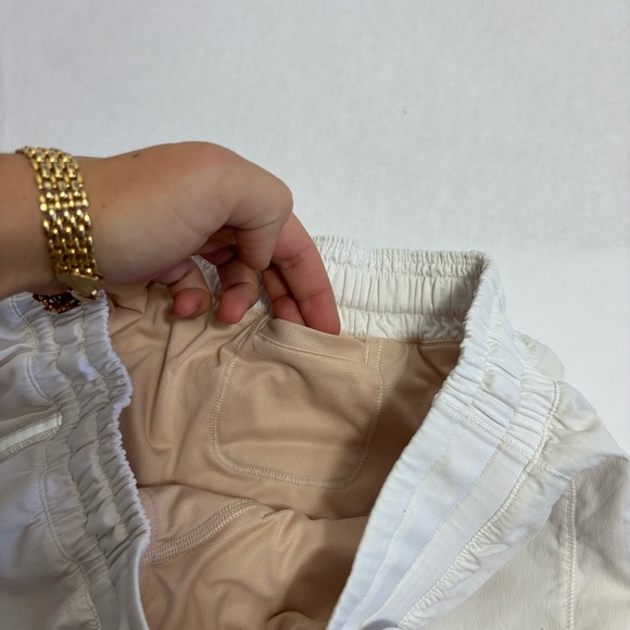 Lululemon white athletic shorts - Picture 5 of 8